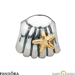 pandora gold and silver charms